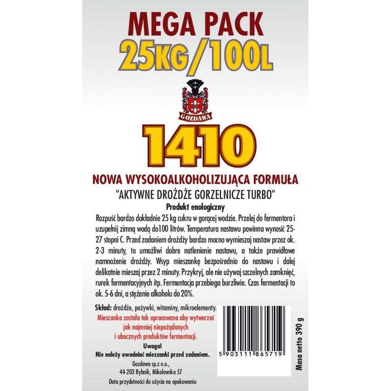 Mega Pack Gozdawa 1410/390g na 100 litrów
