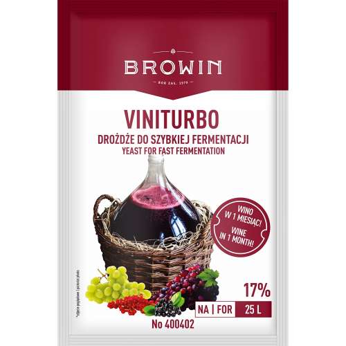 ViniTurbo - drożdże do szybkiej fermentacji