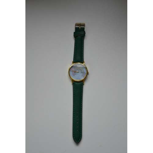 Zegarek na rękę MAPA zielony pasek