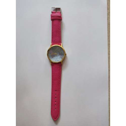 Zegarek na rękę MAPA różowy pasek