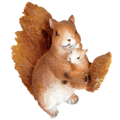 Figurka ogrodowa wiewiórka 15x8x15 cm