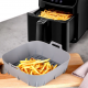 Wkład do frytkownicy Air Fryer beztłuszczowej silikonowy szary 22 cm