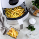 Wkład do frytkownicy Air Fryer beztłuszczowej silikonowy szary 22 cm