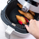 Wkład do frytkownicy Air Fryer beztłuszczowej silikonowy szary 20 cm