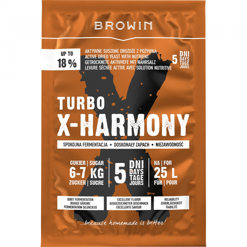 Drożdże Turbo X-Harmony 18%, 25 L, 138 g