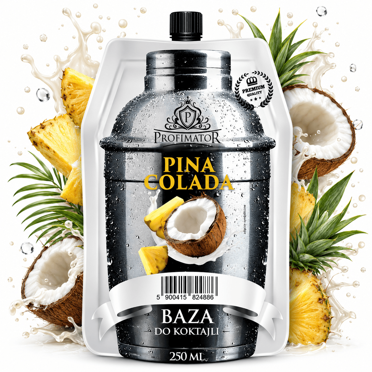 Syrop barmański baza koncentrat Profimator PINA COLADA 250 ml